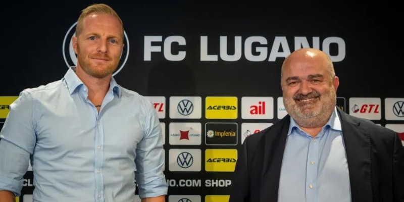 Marco Padalino(trái) là một trong những cầu thủ nổi tiếng và được yêu thích nhất tại FC Lugano